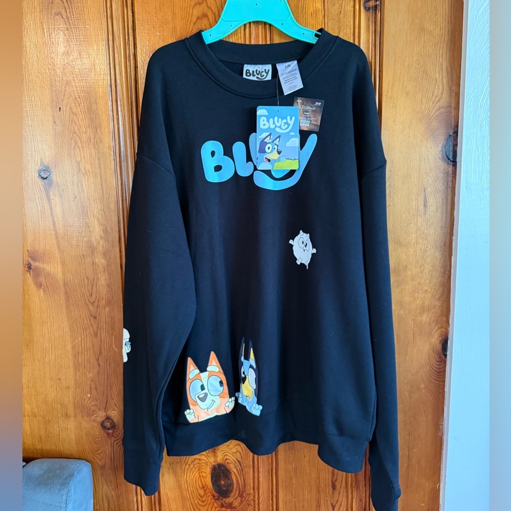 Bluey sweater size large